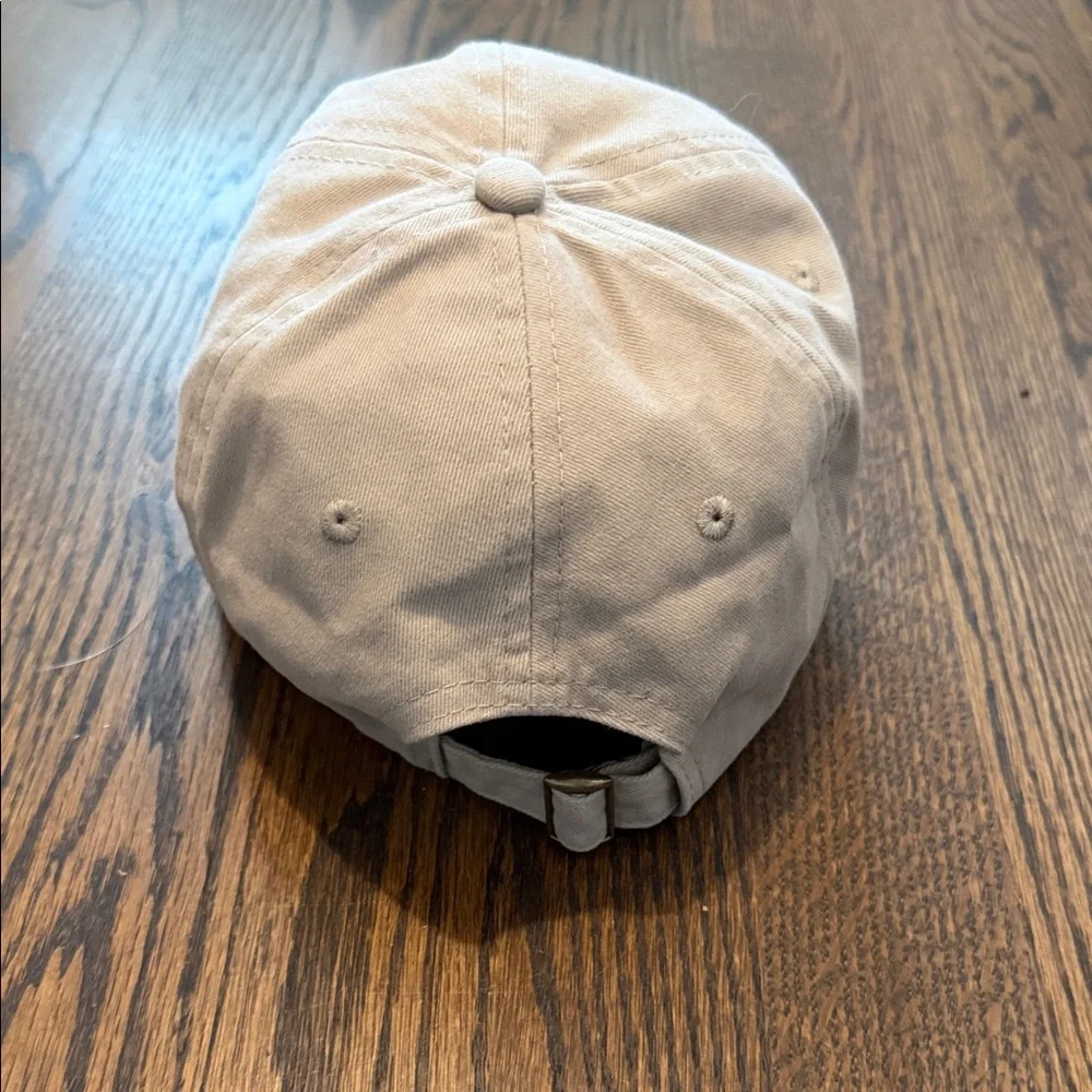 Beige Cap with Black and Gold Logo (University of Colorado)